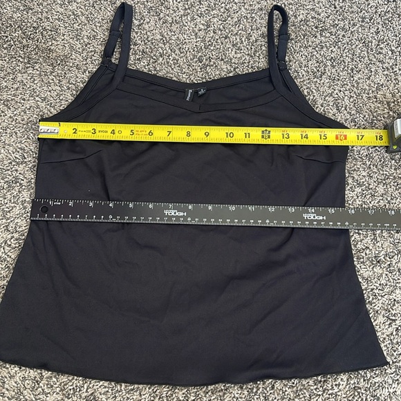 Women’s black tank top with adjustable shoulder straps size small - Picture 3 of 14